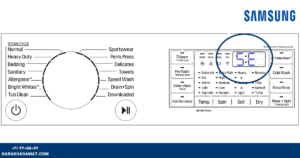 خطای 5E در لباسشویی سامسونگ