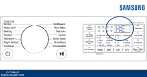 خطای HE در ماشین لباسشویی سامسونگ